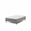 Opus Home boxmadras i 120x200 cm i lys grå inkl. topmadras