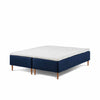 Opus Home boxmadras 180x210 cm i blå inkl. topmadras