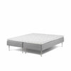 Basic 1000 boxmadras 180x210 cm i grå inkl. 25 mm topmadras