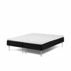 Basic 1000 boxmadras 180x210 cm i sort inkl. 25 mm topmadras