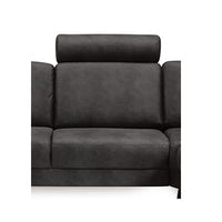 City nakkestøtte fra Hjort Knudsen monteret med antrasit kentucky møbelstof