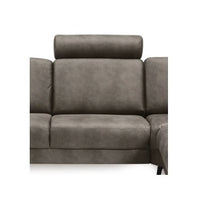 City nakkestøtte fra Hjort Knudsen monteret med beige kentucky møbelstof