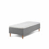 Opus Elite boxmadras i 90x210 cm i lys grå inkl. topmadras