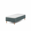 Opus Home boxmadras i 90x210 cm i grøn inkl. topmadras