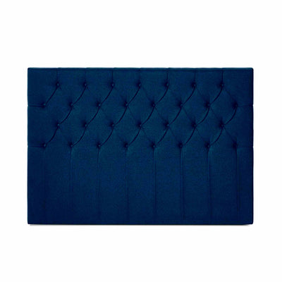 Opus Chest sengegavl i blå stof