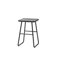 Add on floor fra Jensen i sortlakeret eg med sorte metalben