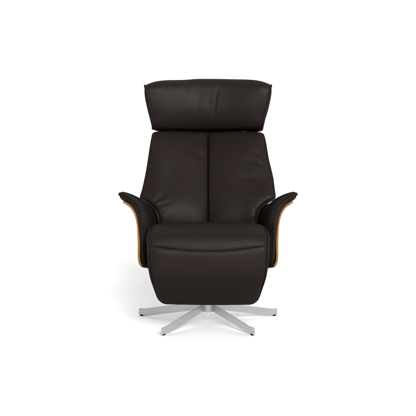 Christal | Lænestol m. indbygget skammel