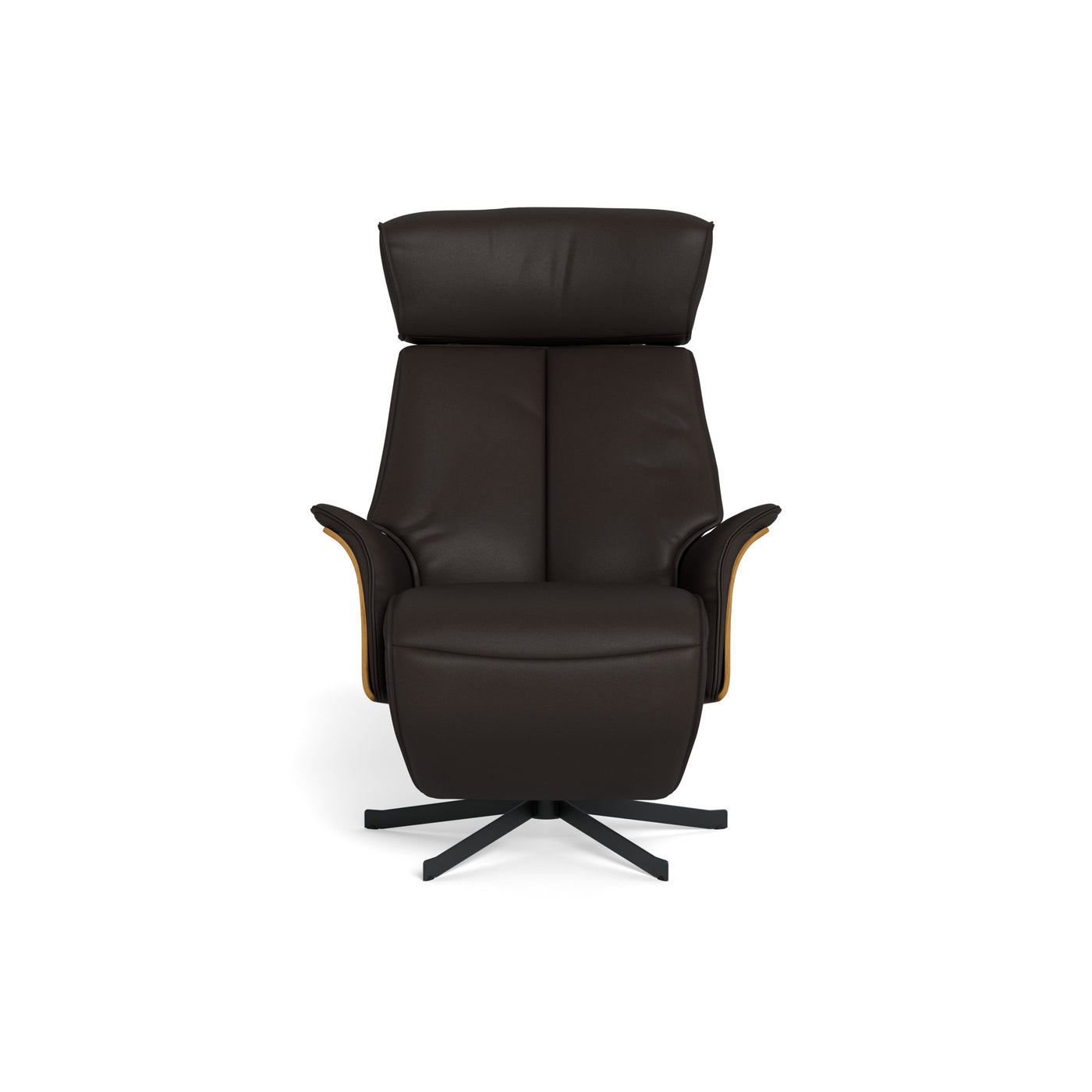 Christal | Lænestol m. indbygget skammel