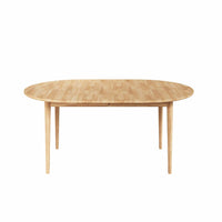 Esther spisebord fra Casø Furniture med top og ben i naturolieret eg