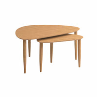 Katrine Nordic sofabordssæt fra Thomsen Furniture i naturolieret eg