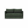 Luoma sovesofa fra Innovation monteret med slidstærkt grøn møbelstof.