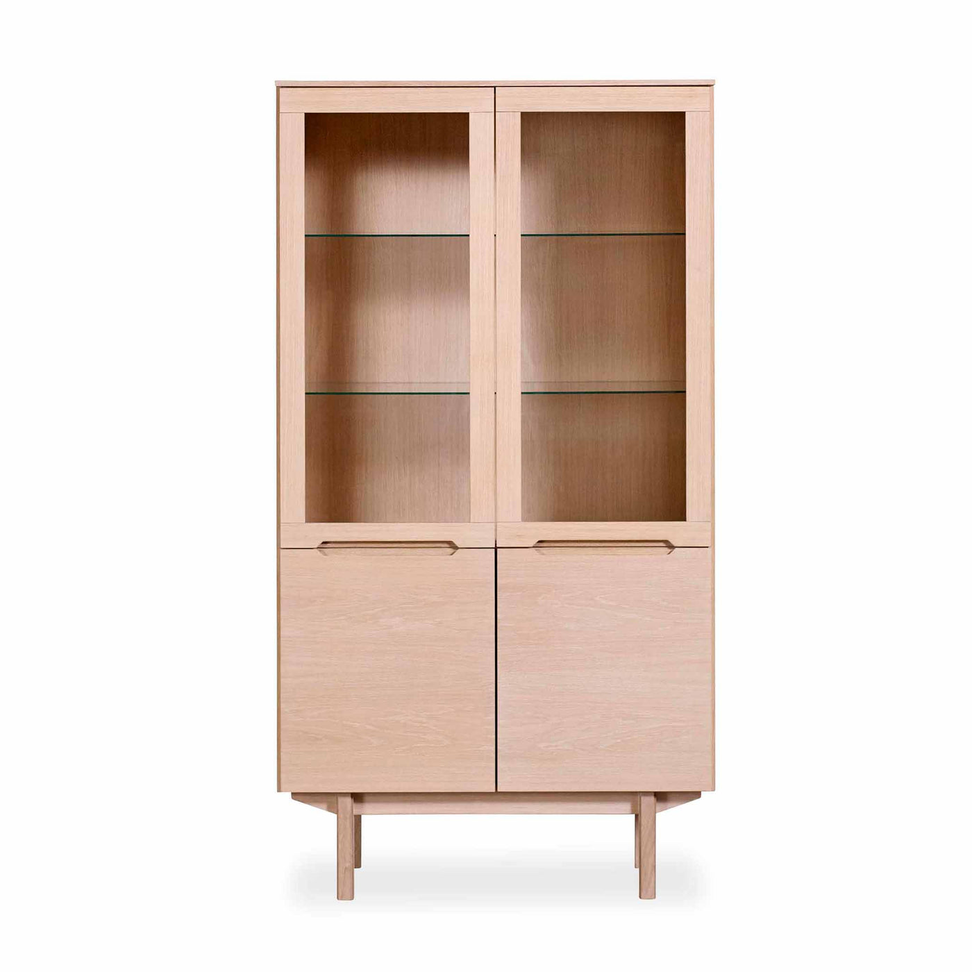 SM 307 vitrine fra Skovby i hvidolieret eg