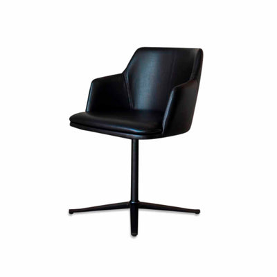 SM 55 spisebordsstol fra Skovby i sort læder