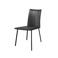 Sweetseat spisebordsstol fra Casø i sort metalstel og sort læder
