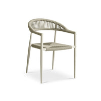 Trinidad havestol fra Lexpo i sandfarvet med fletsæde og ryg