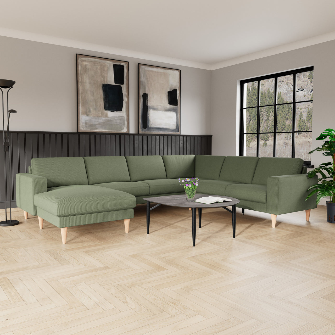 City | Hjørnesofa m. chaiselong